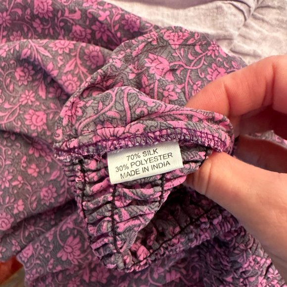 Purple Dress, Floral Dress - Picture 2 of 6